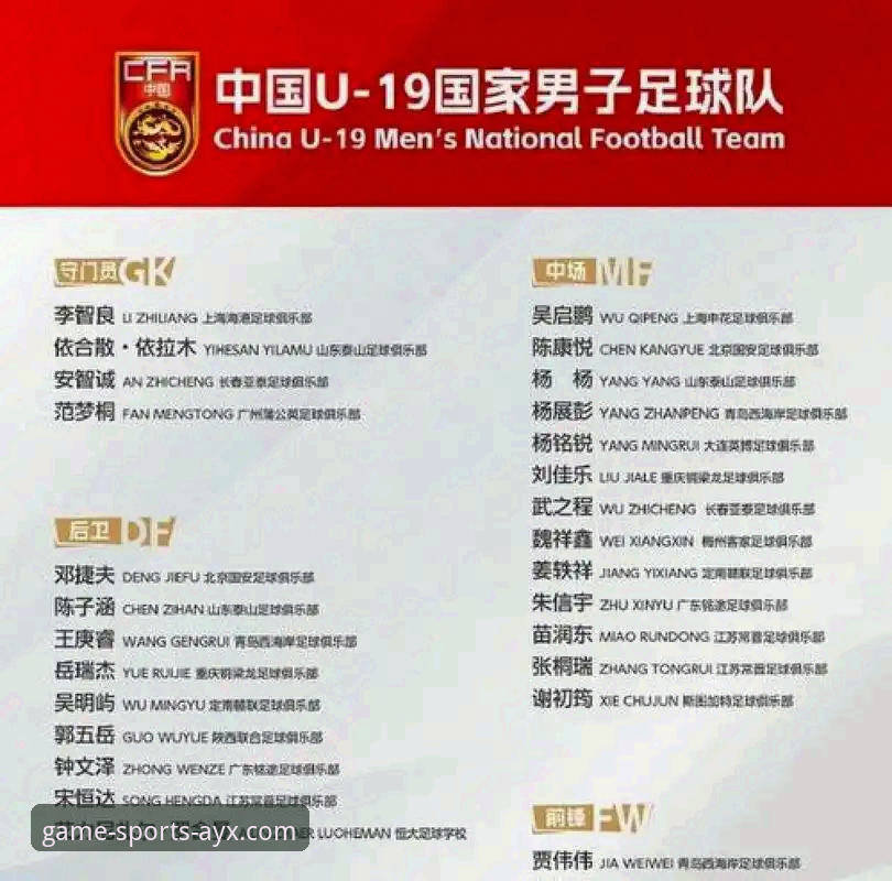 掌握U19国足战术升级的关键：从土伦杯看青训体系实用技巧